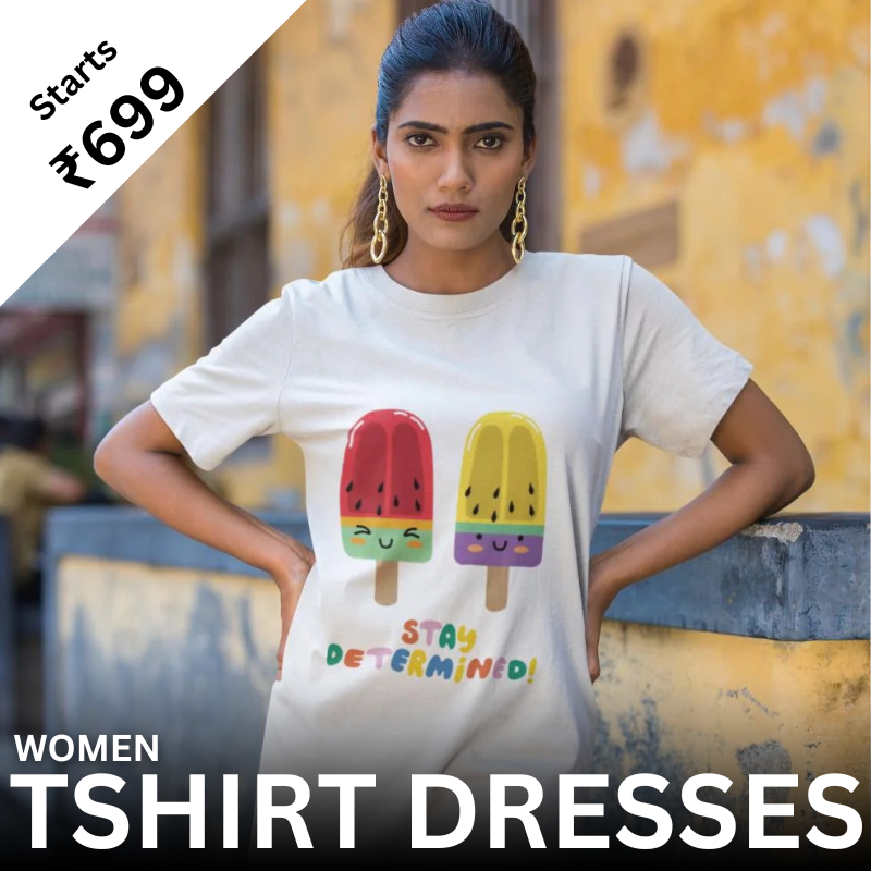 Women's Tutti Frutti T-shirt Dress by ZealforTee