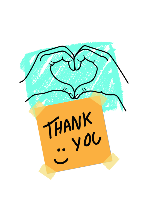 Men's Thank You T-shirt Black by ZealforTee