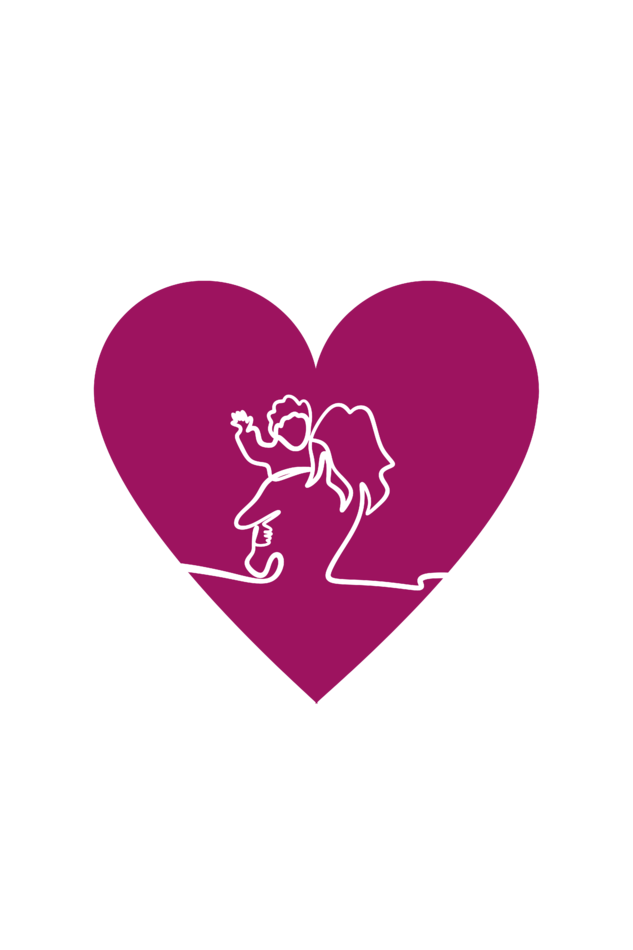 Kid's Line Art Affection Unisex T-shirt SkyBlue by ZealforTee