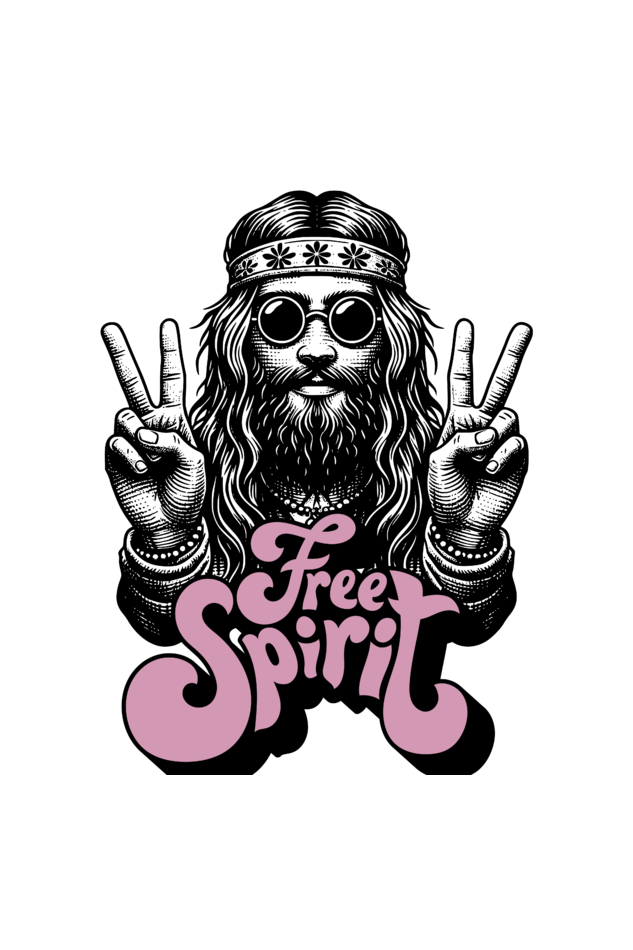 Women's Free Spirit Oversized T shirt White by ZealforTee