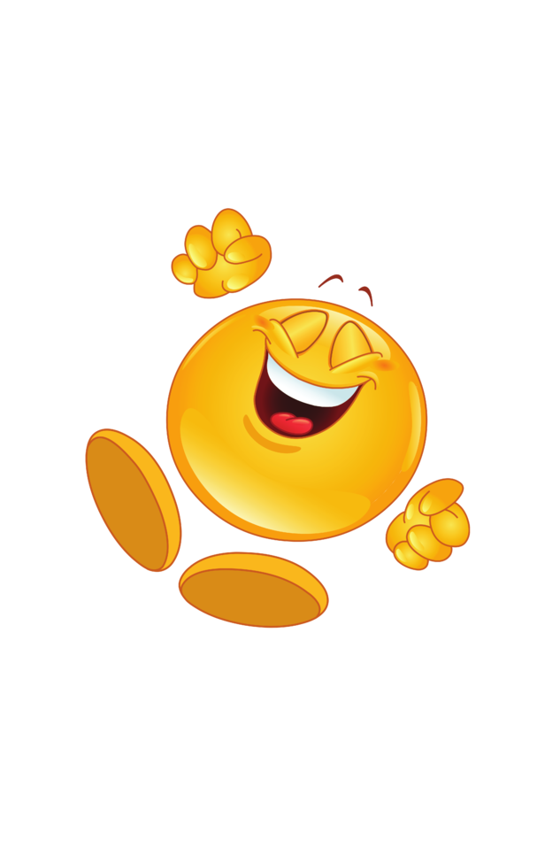 Girl's Happy Emoticon Hoodie Sweatshirt Black by ZealforTee