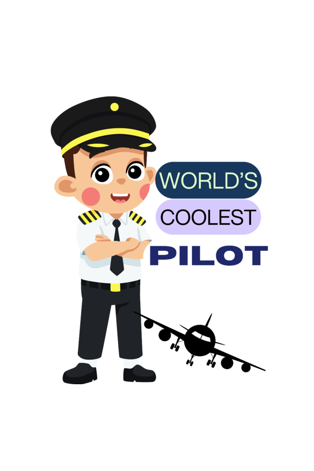 Men's Coolest Pilot Hoodie Sweatshirt White by ZealforTee