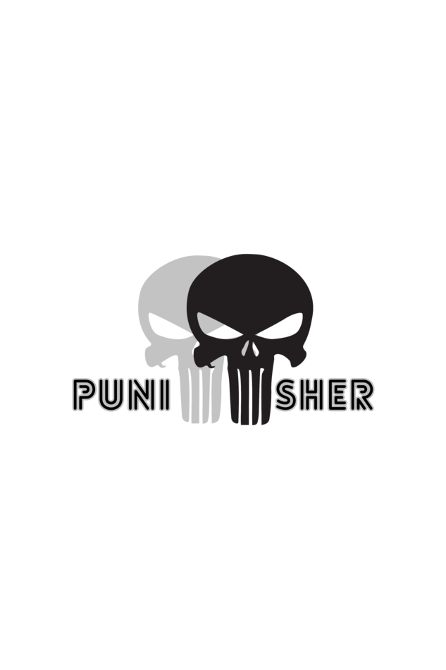 Men's Punisher Hooded Sweatshirt Black by ZealforTee