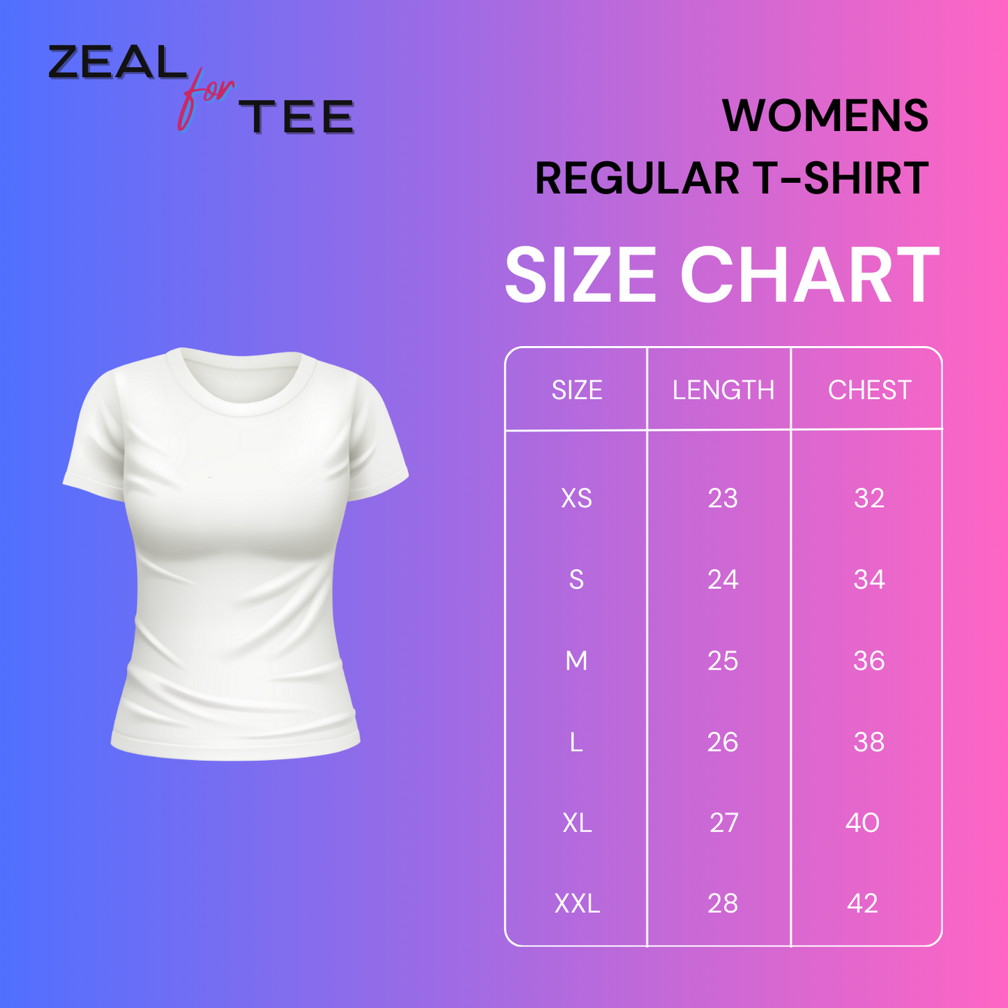 Women's Purry Love Pocket Print T-shirt White by ZealforTee