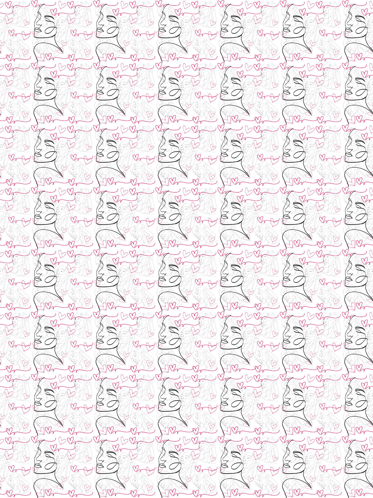 Women's Face All Over Print T-shirt