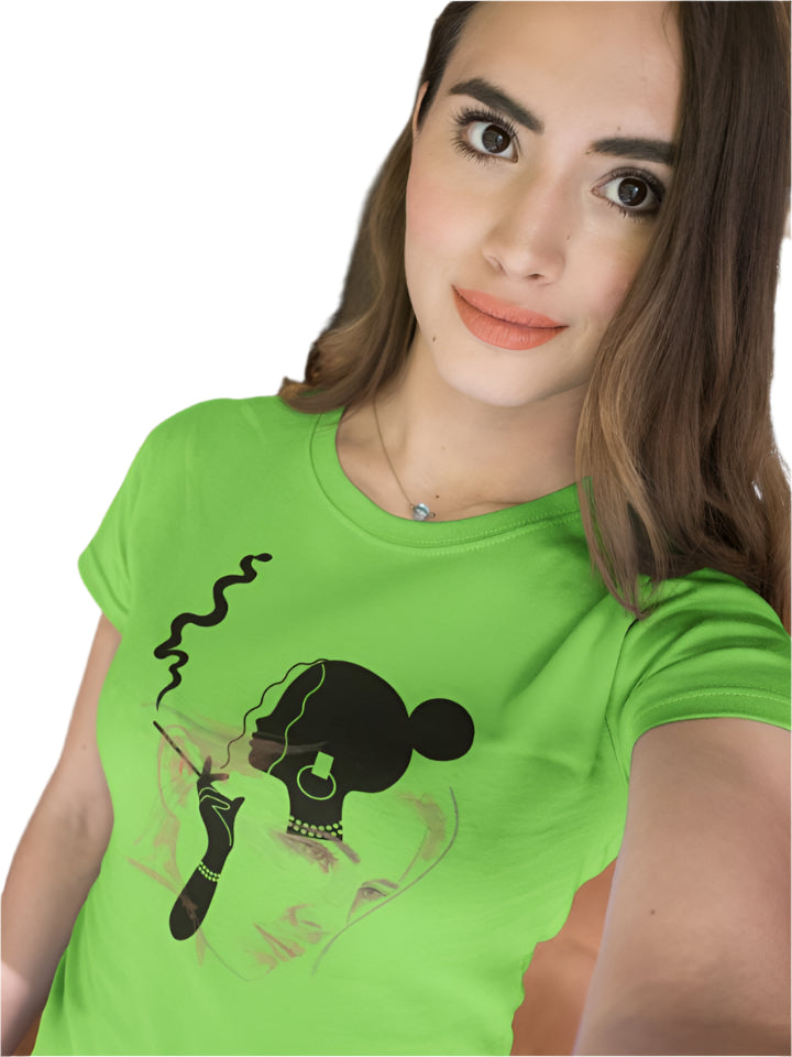 Women's Vanished Sentiments T-Shirt Liril Green by ZealforTee