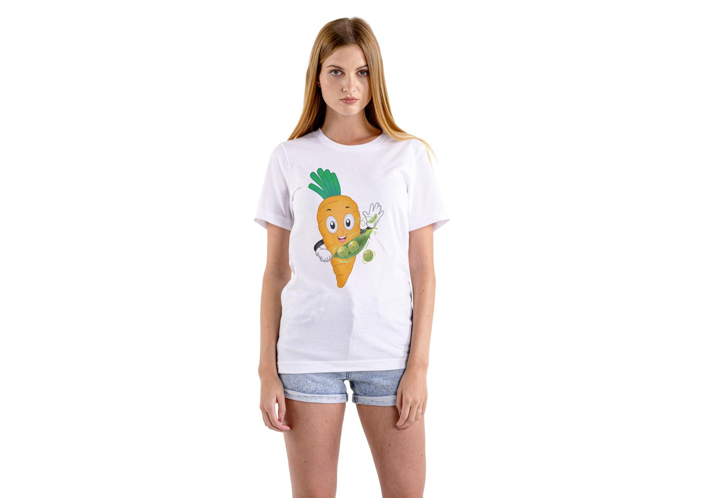 Women's Carrot T-shirt Black by ZealforTee