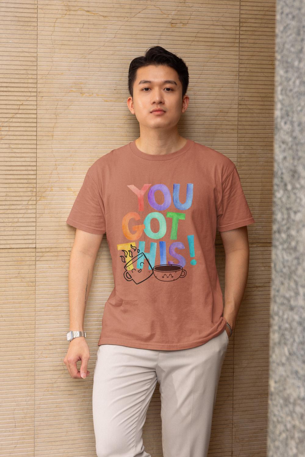 Men's You Got This T-shirt Black by ZealforTee