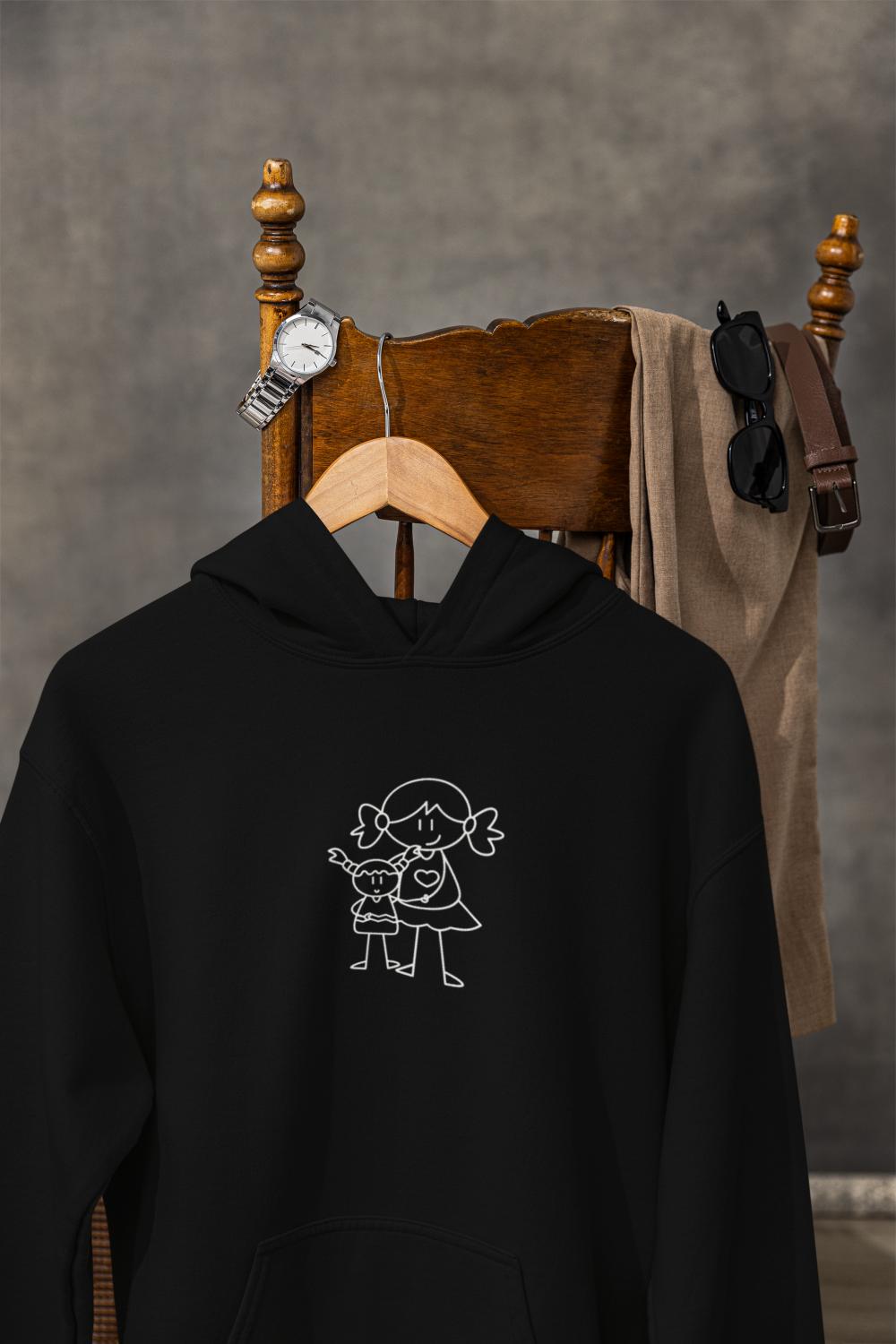 Women Sister Love Hoodie Sweatshirt M by ZealforTee