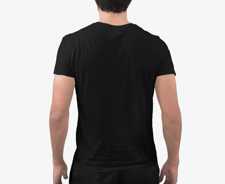 Men's Rectangles With Rose T-shirt Black by ZealforTee