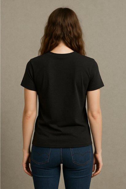 Women Soul Black Tee by ZealforTee