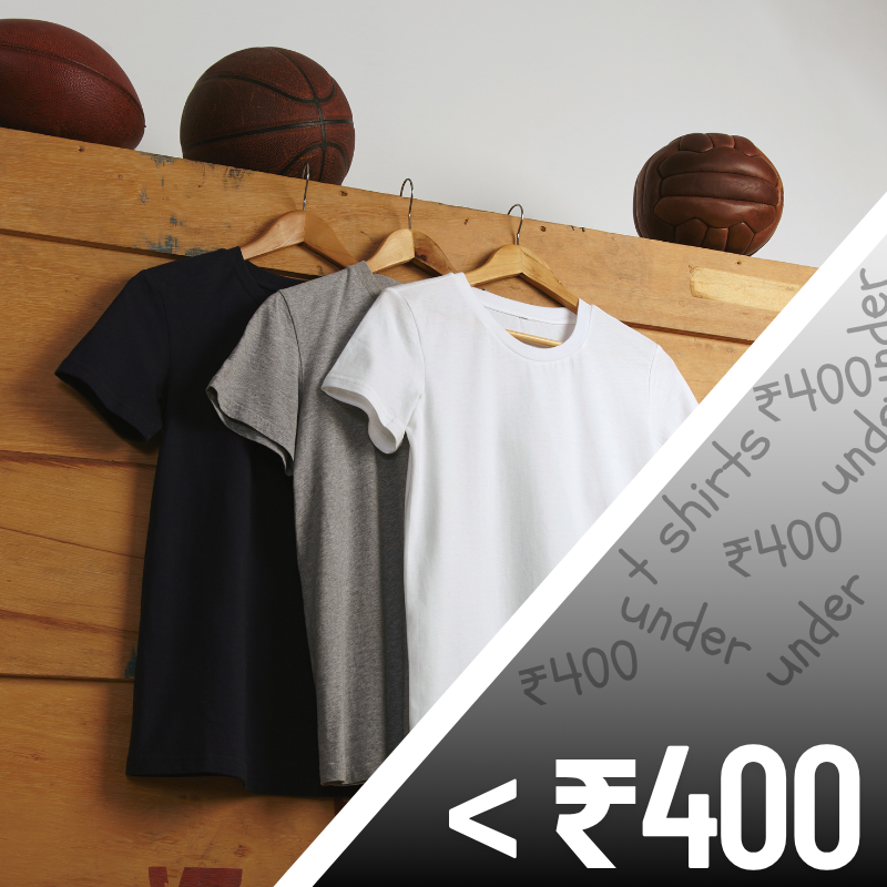 T-Shirts Under ₹400 for Men & Women
