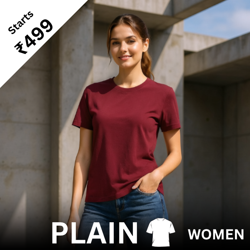 Plain T-shirts for Women