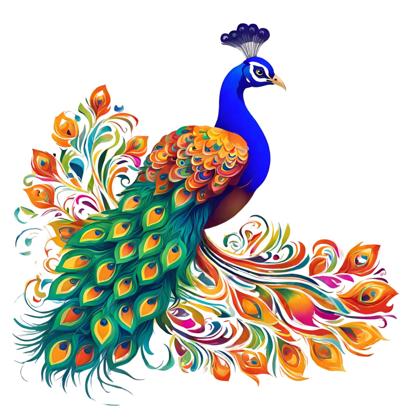 Kid's Peacock Unisex Tshirt Black by ZealforTee