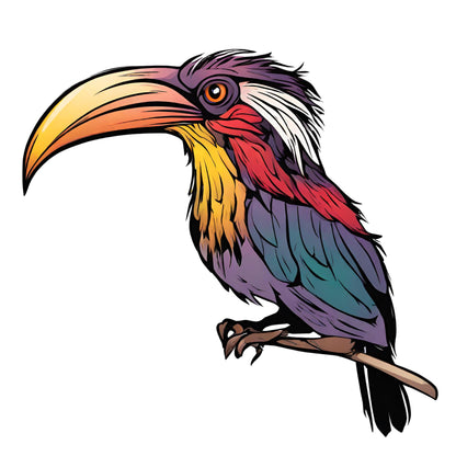 Kid's Toucan Unisex Tshirt White by ZealforTee