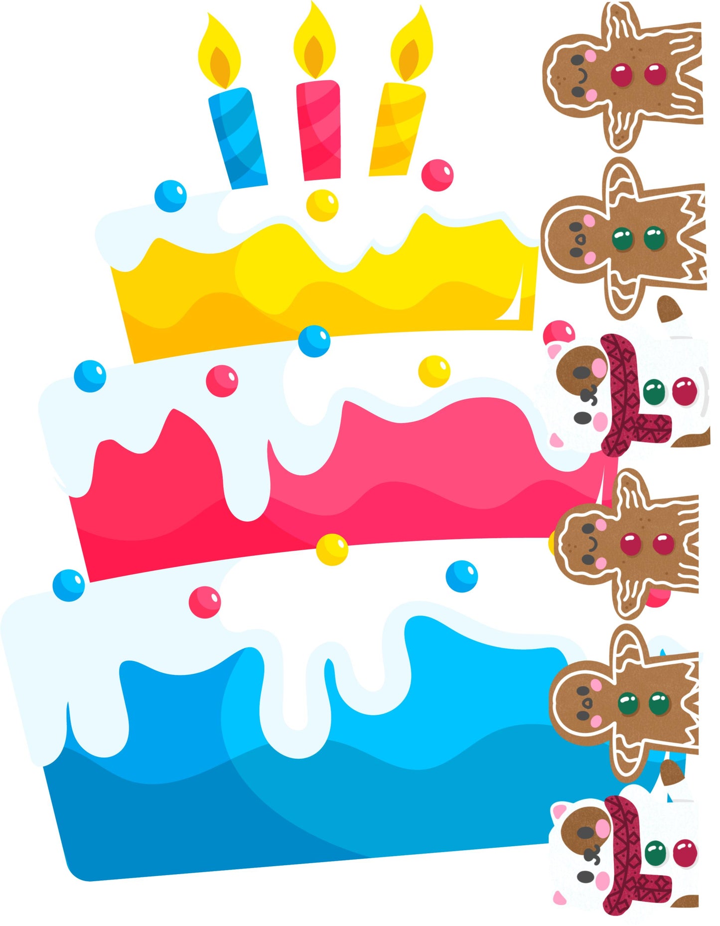 Women's Round Neck Cake T-shirt Light Pink by ZealforTee