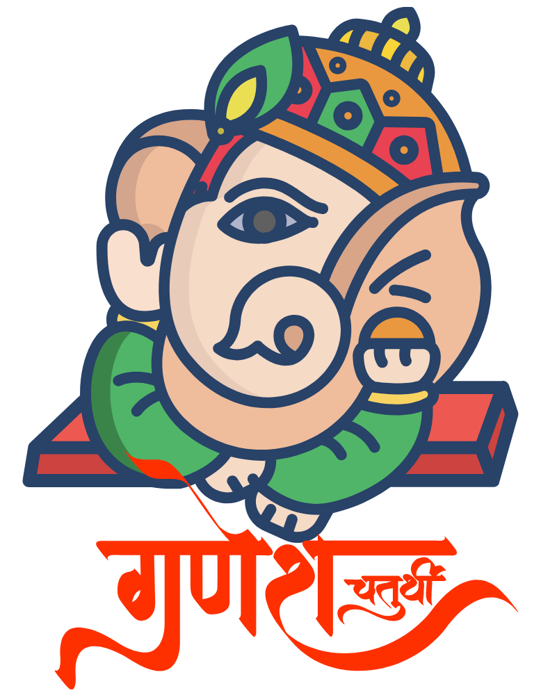 Women's Ganesh Chaturthi T-shirt Black by ZealforTee