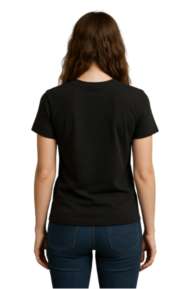 Cute Monsters black Tee back view by ZealforTee