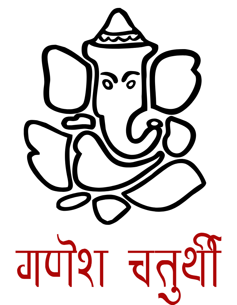 Women's Ganesh Chaturthi T-shirt Orange by ZealforTee