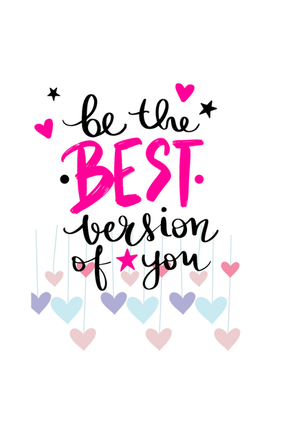 Women's Best Version of You T-shirt White by ZealforTee