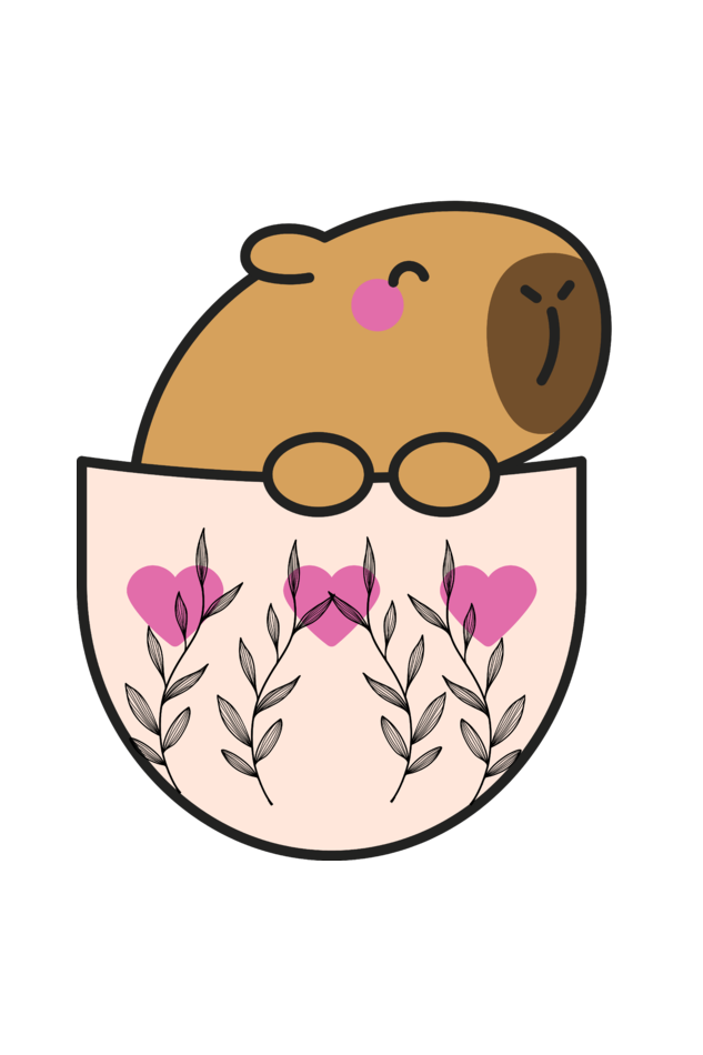 Men's Bear in Pocket T-shirt Black by ZealforTee