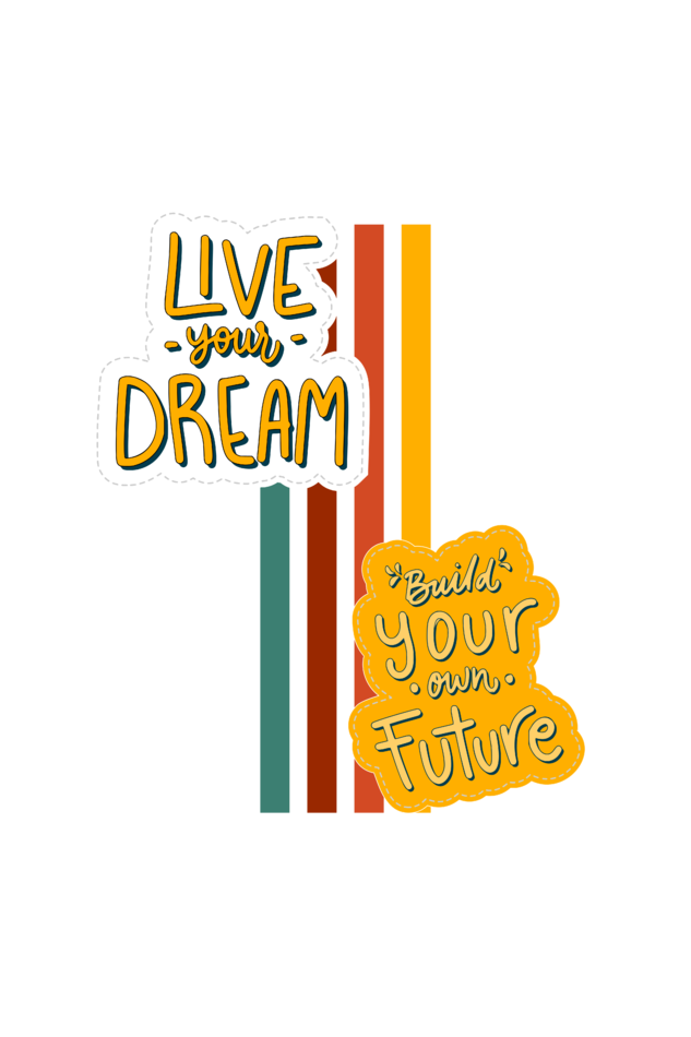 Men's Live Your Dream T-shirt Flag Green by ZealforTee