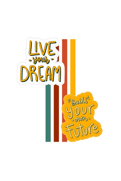 Men's Live Your Dream T-shirt Flag Green by ZealforTee