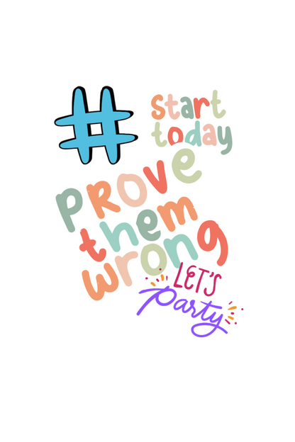 Women's #Party T-shirt White by ZealforTee