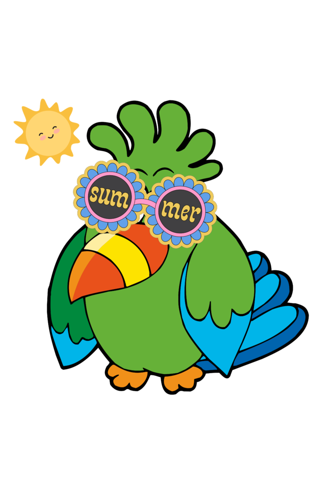 Men's Adorable Parrot Oversized T shirt Black by ZealforTee