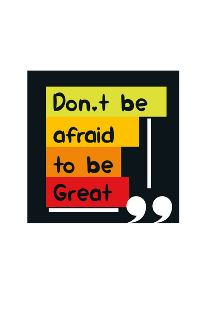 Women's Don't be Afraid Pocket Print T-shirt Black by ZealforTee