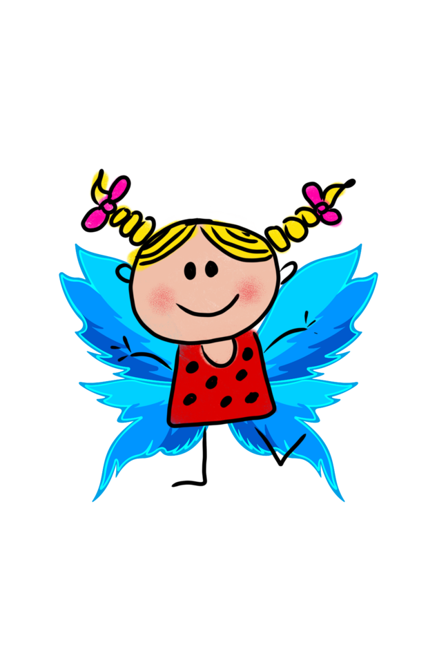 Women's Fairy Doll Oversized T shirt Black by ZealforTee