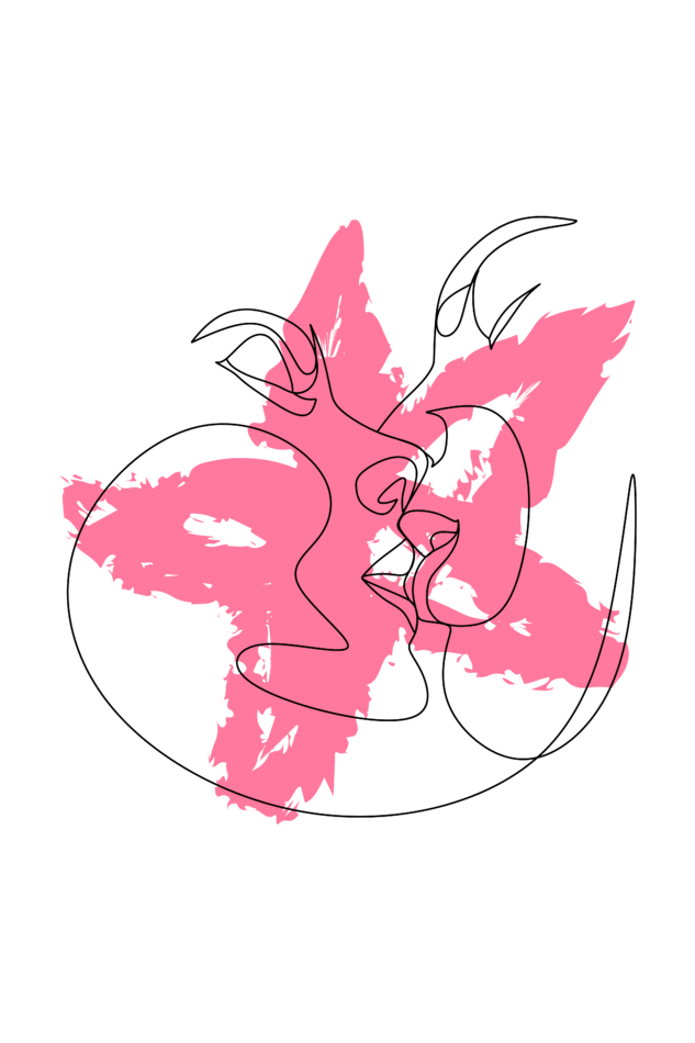 Women's Kiss With Blushing Star Oversized T shirt Mint by ZealforTee