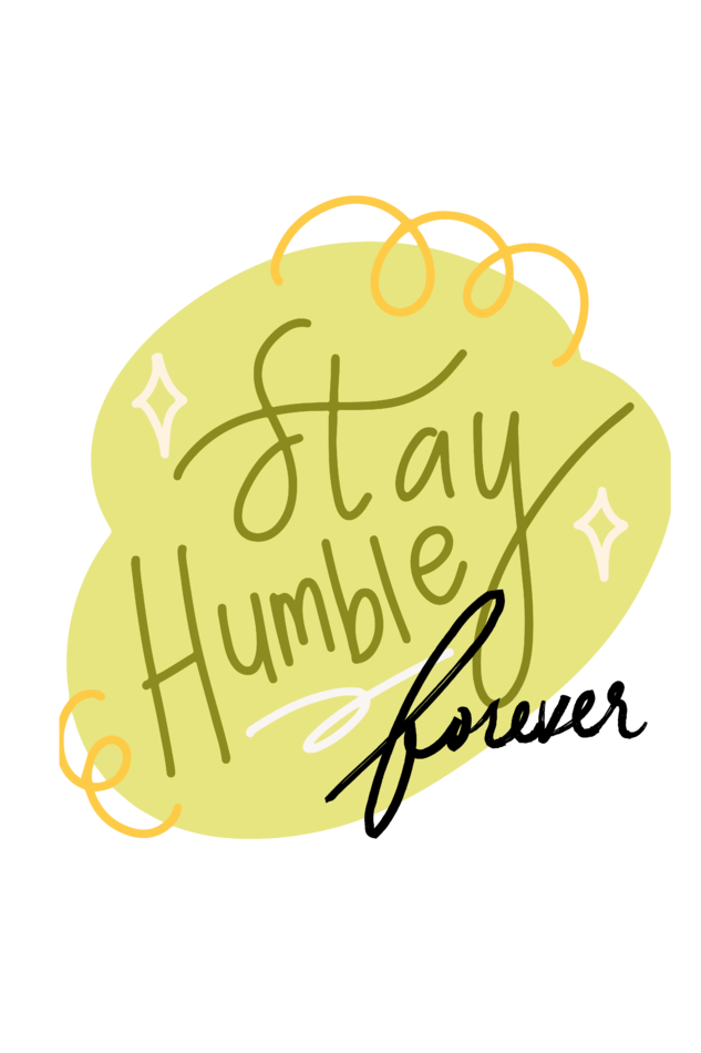 Women's Stay Humble Oversized T-shirt Royal Blue by ZealforTee