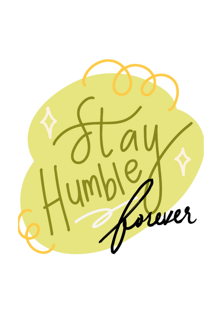 Women's Stay Humble Oversized T-shirt Royal Blue by ZealforTee