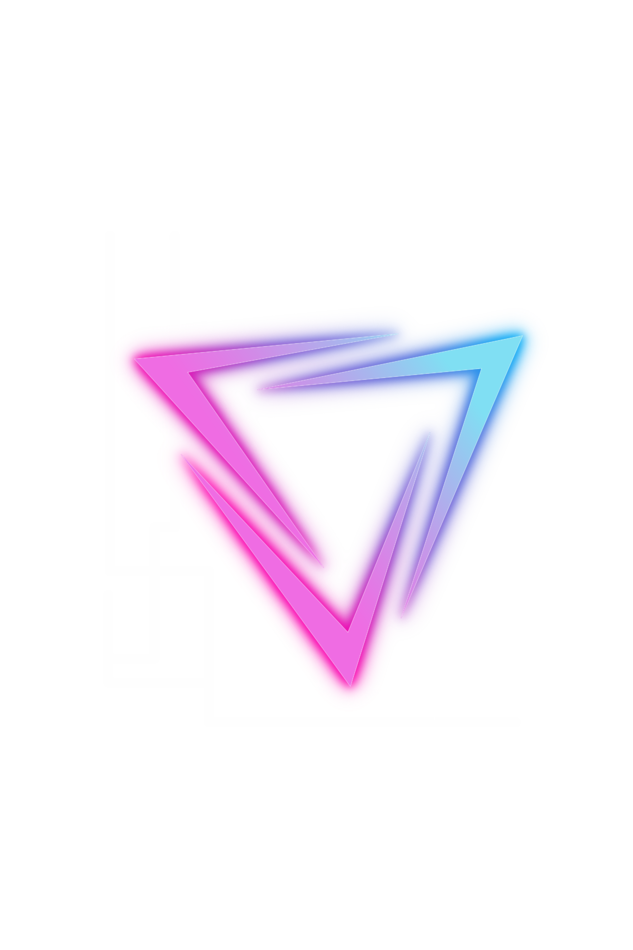 Men's Pink Triangle T-shirt Black by ZealforTee