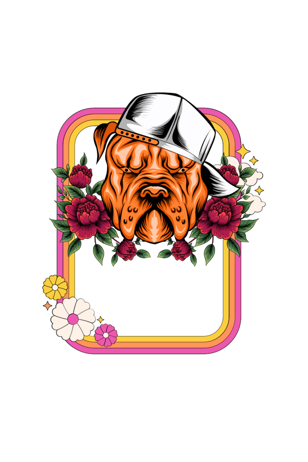 Men's Illusive Canine Oversized T shirt Royal Blue by ZealforTee