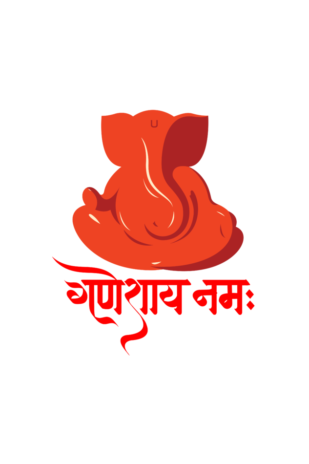 Women's Ganesh Chaturthi T-shirt Black by ZealforTee