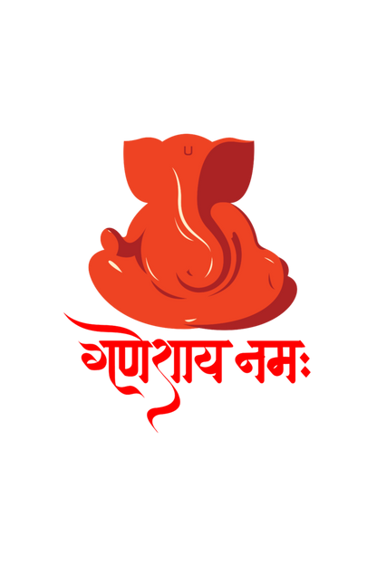 Women's Ganesh Chaturthi T-shirt Black by ZealforTee