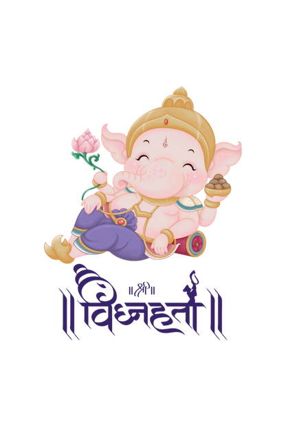 Women's Ganesh Chaturthi T-shirt White by ZealforTee