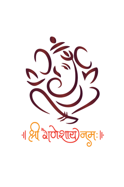 Women's Ganesh Chaturthi T-shirt White by ZealforTee