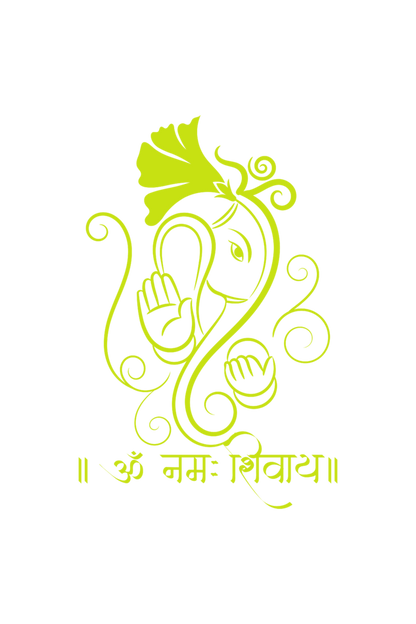 Men's Ganesh Chaturthi T-shirt Red by ZealforTee