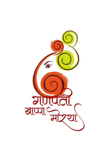 Men's Ganesh Chaturthi T-shirt White by ZealforTee