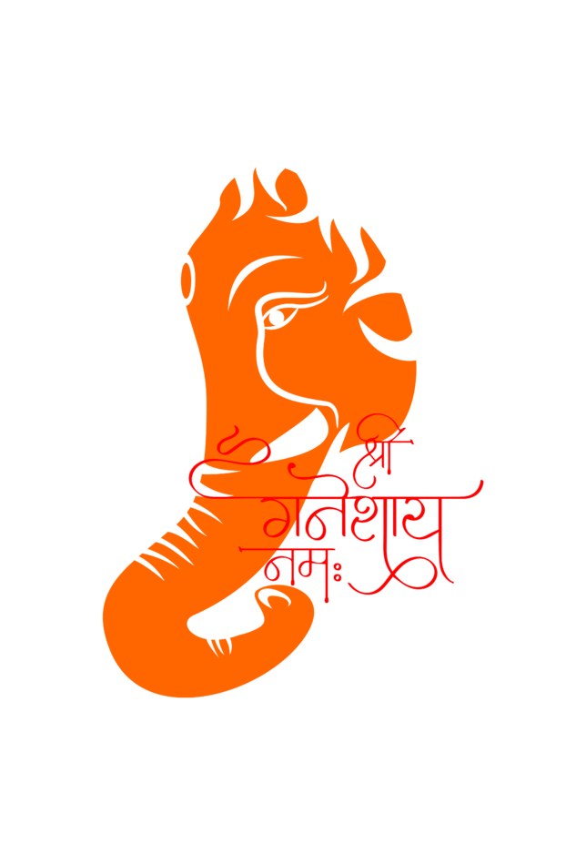 Men's Ganesh Chaturthi T-shirt Black by ZealforTee