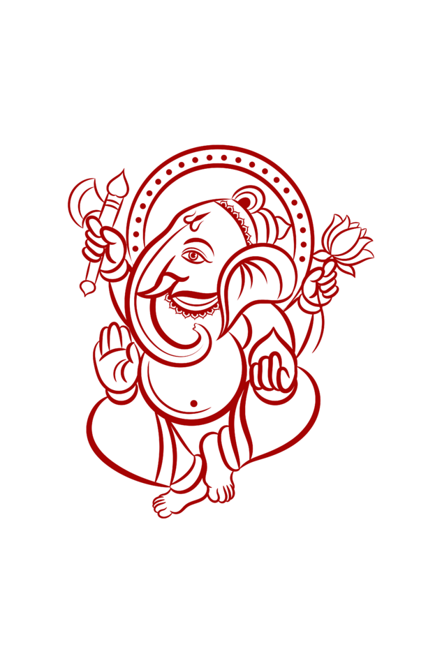 Men's Ganesh Chaturthi T-shirt New Yellow by ZealforTee