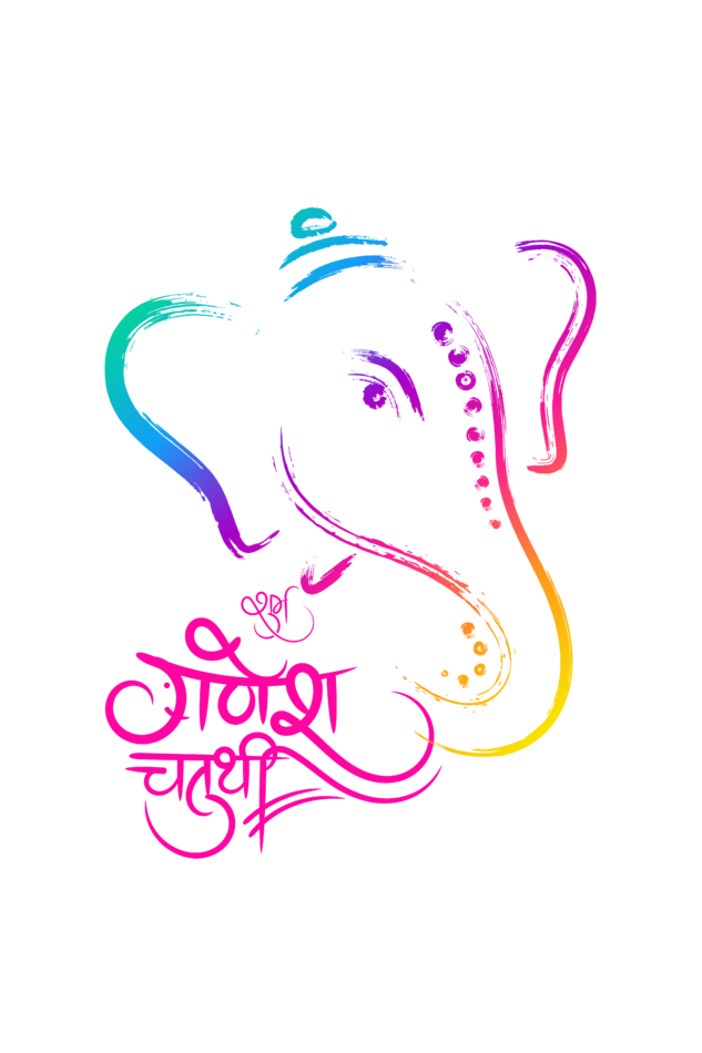 Men's Ganesh Chaturthi T-shirt White by ZealforTee