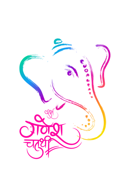 Men's Ganesh Chaturthi T-shirt White by ZealforTee