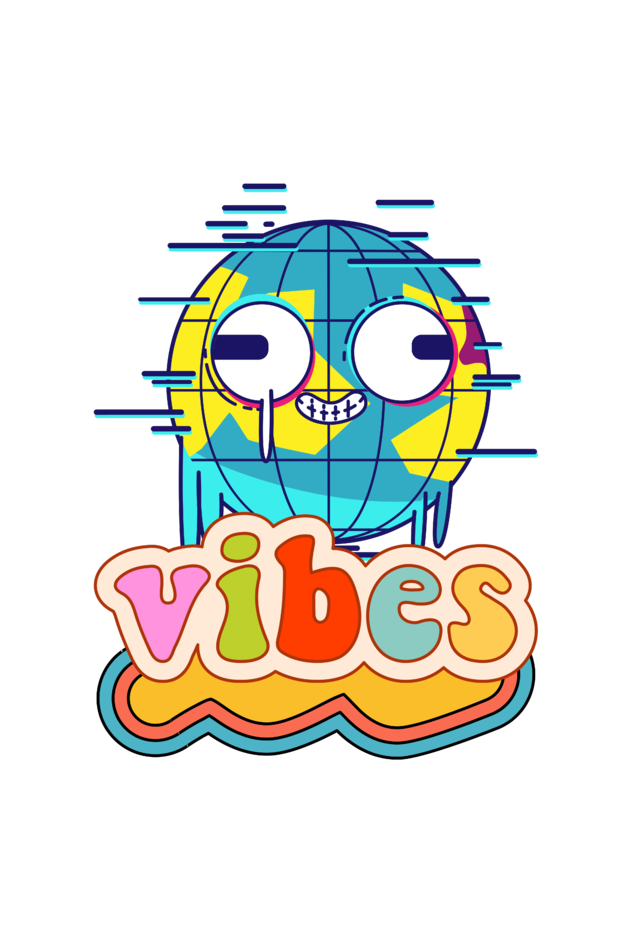 Women's Vibrant Vibes Oversized T shirt Light Baby Pink by ZealforTee