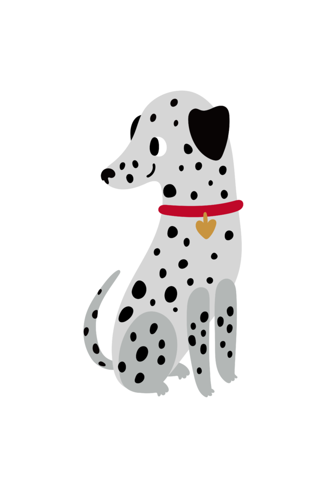 Men's Cute Dalmatian Hoodie Sweatshirt Royal Blue by ZealforTee