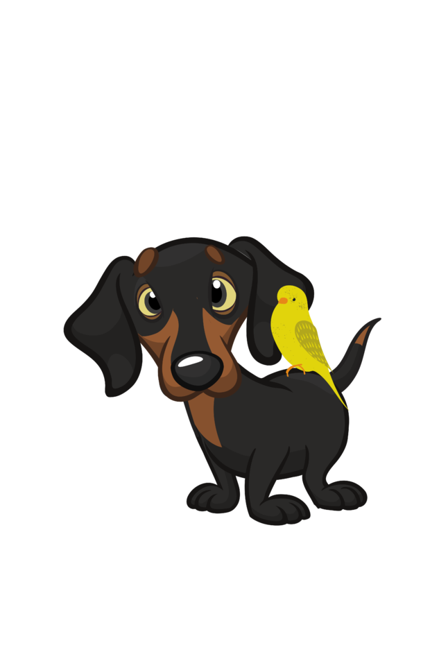 Men's Dachshund Hoodie Sweatshirt Red by ZealforTee