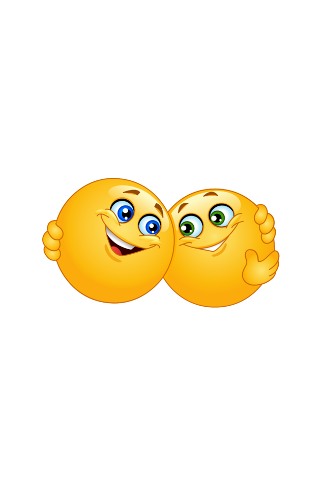 Girl's Happy Hugging Emoji Hoodie Sweatshirt Light Baby Pink by ZealforTee